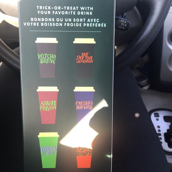 🎃💀 RARE 5 Pack Starbucks Halloween Hot Cups - Picture 3 of 3